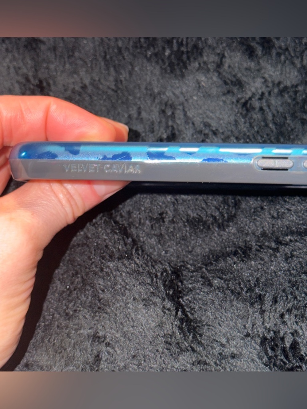 Velvet Caviar Navy/Dark Blue Leopard Print Phone Case - iPhone 16 PRO - Picture 10 of 15